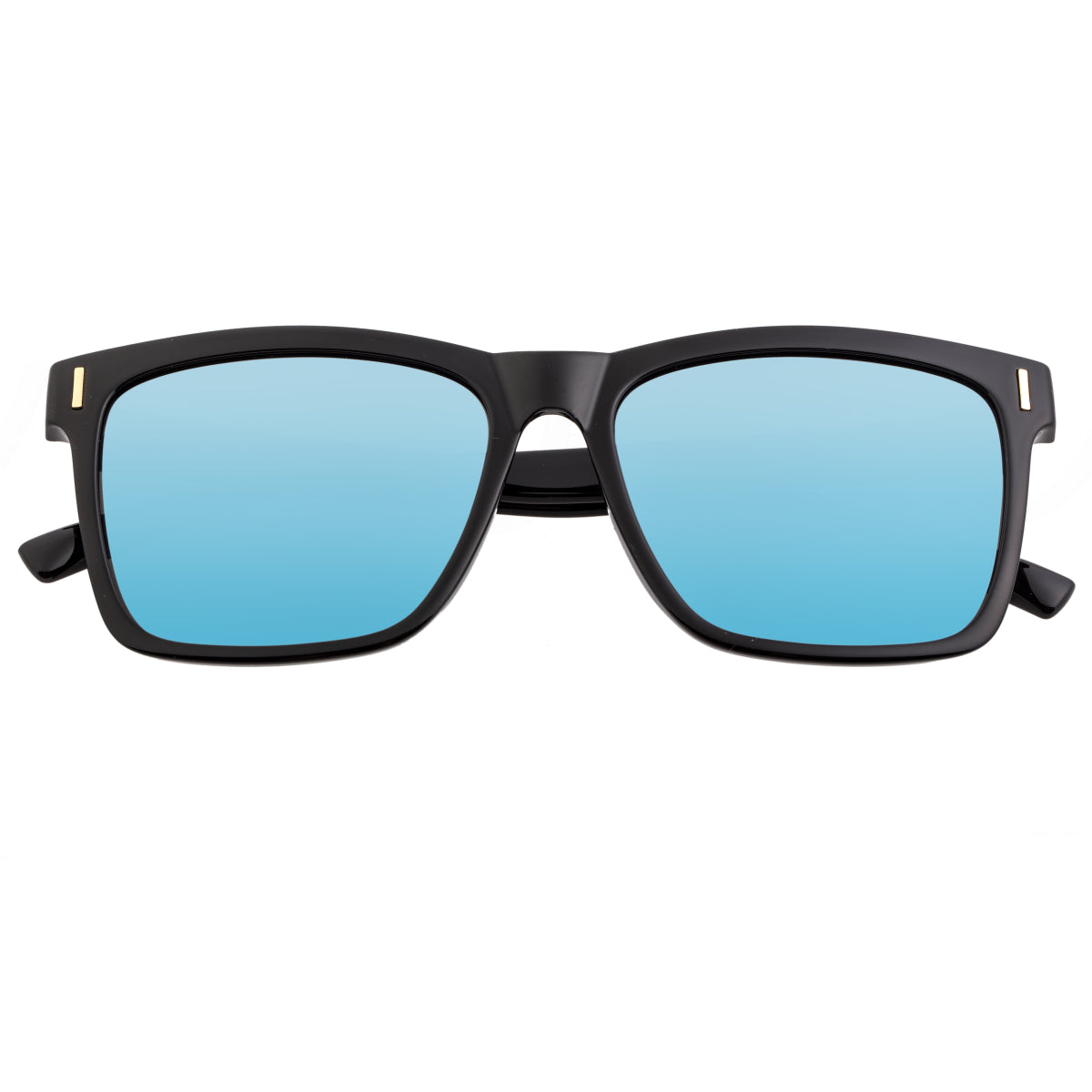 Breed Pictor Polarized Sunglasses - Black/Blue - BSG065BL