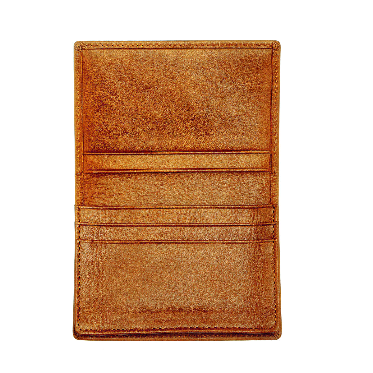 Breed Porter Genuine Leather Bi-Fold Wallet - Camel - BRDWALL002-CML