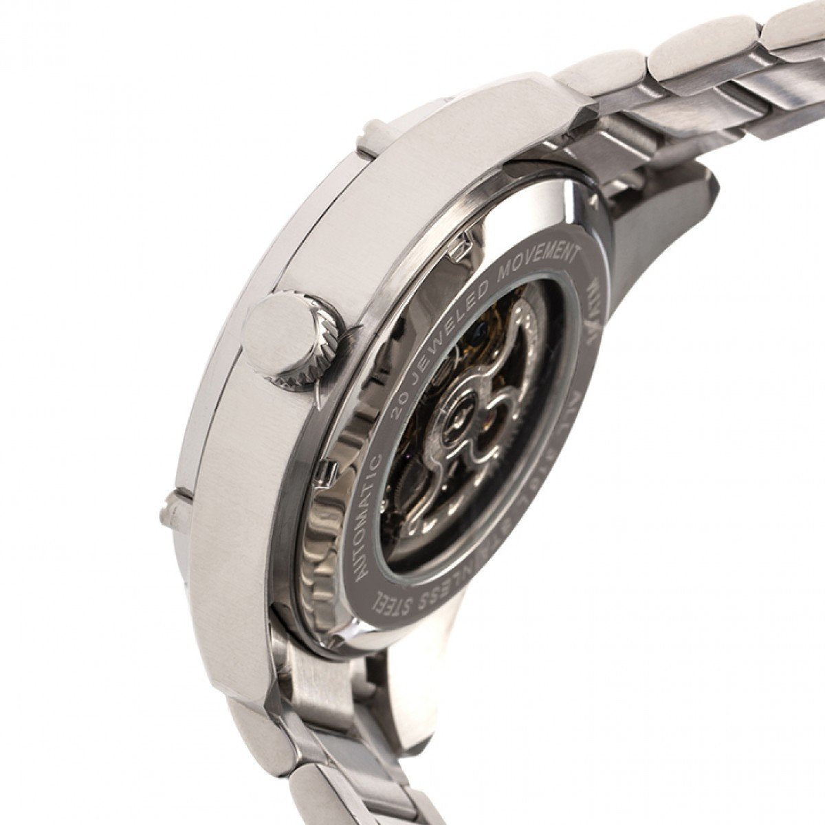 Heritor Automatic Daniels Semi-Skeleton Bracelet Watch - Silver - HERHR7401