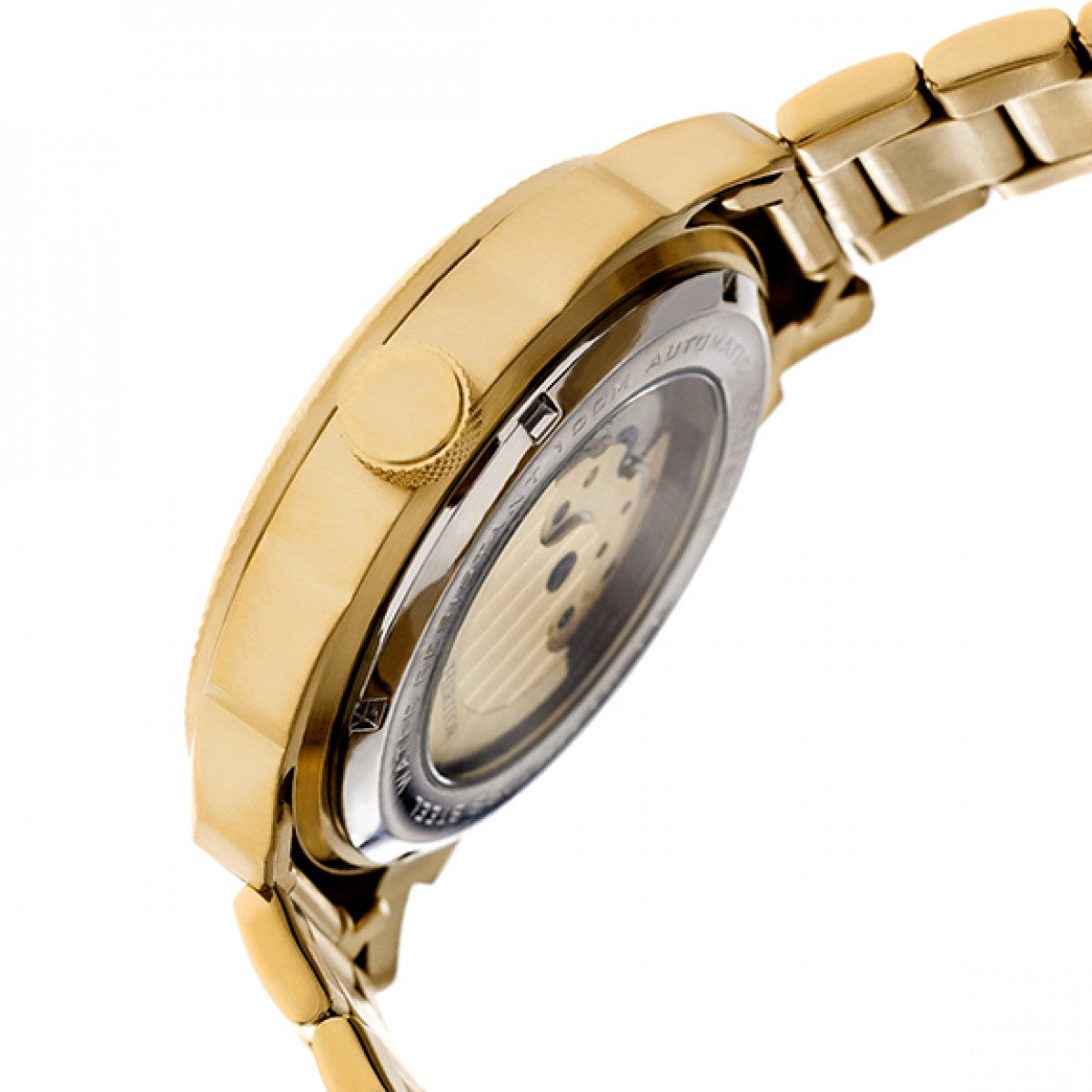 Heritor Automatic Helmsley Semi-Skeleton Bracelet Watch - Gold/White - HERHR5003