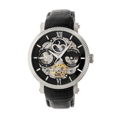 Heritor Automatic Aries Skeleton Dial Men's Watch