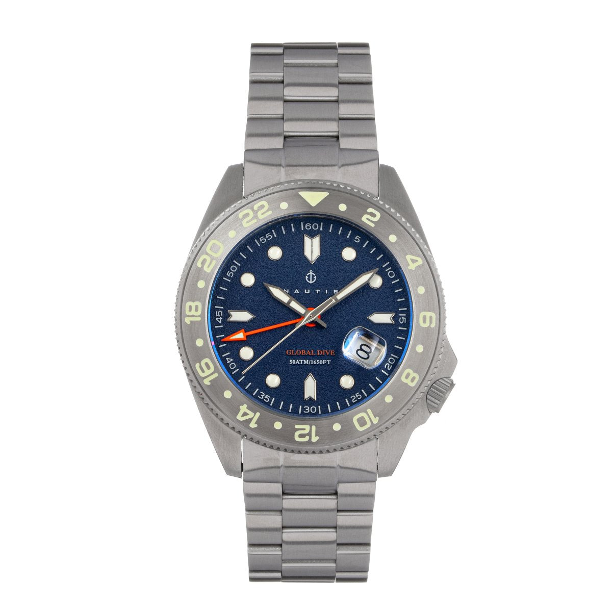 Nautis Global Dive Watch w/Date