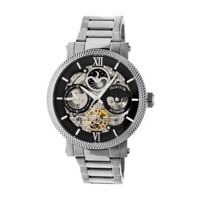 Heritor Automatic Aries Skeleton Dial Men's Watch