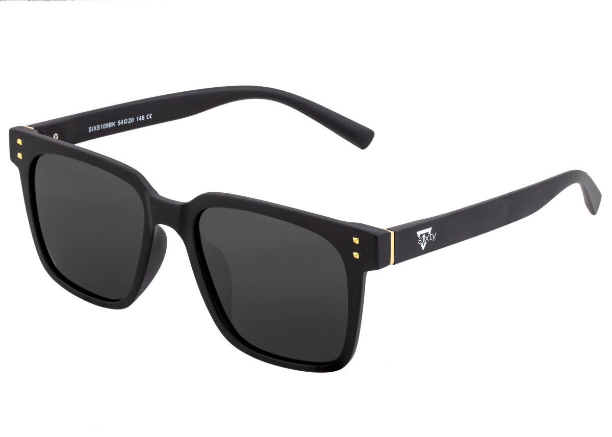 Sixty One Capri Polarized Sunglasses - Black/Black - SIXS109BK