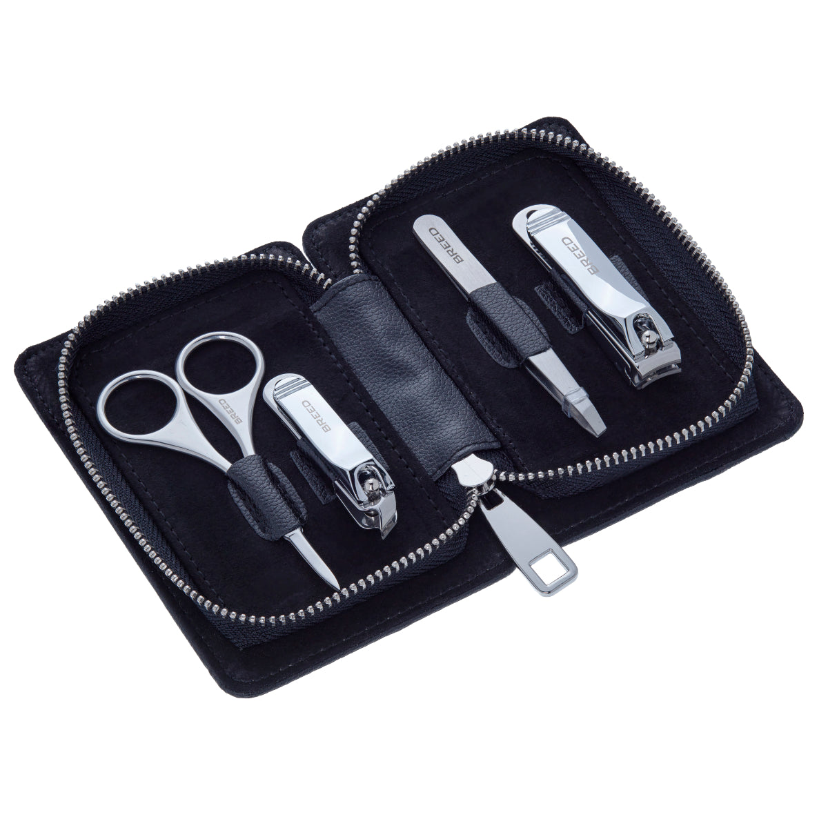 Breed Sabre 4 Piece Surgical Steel Groom Kit - BRDGRMKIT3-BK