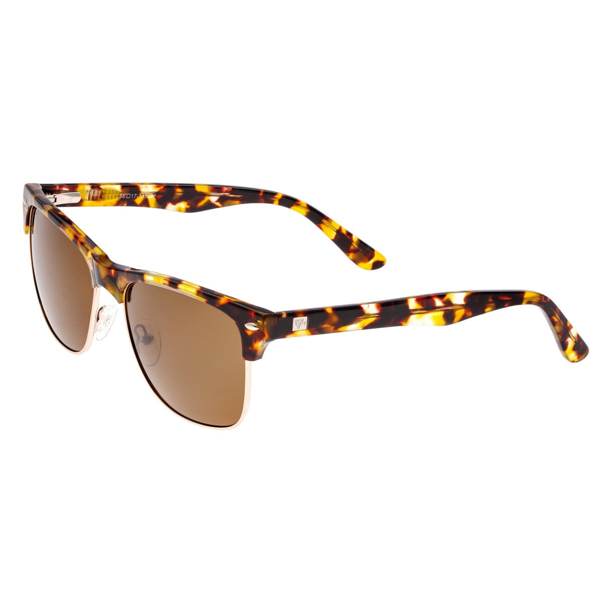 Sixty One Waipio Polarized Sunglasses - Brown Tortoise/Brown - SIXS136BN