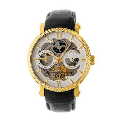 Heritor Automatic Aries Skeleton Dial Men's Watch